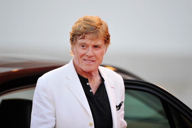 <p>Redford en el Festival de Venecia de 2012</p>
