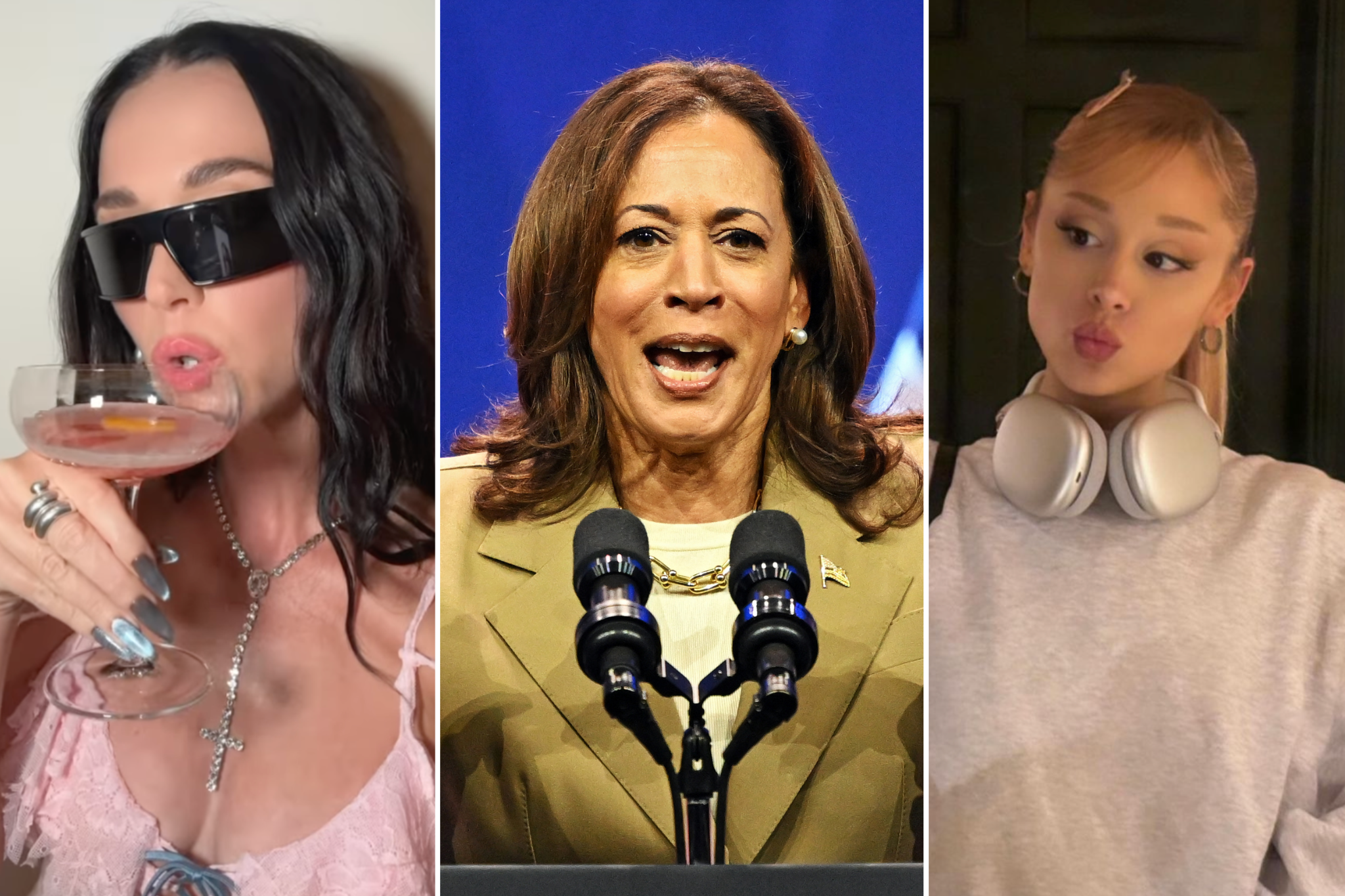 Además, Kamala Harris ha recibido el apoyo de jóvenes celebridades, entre ellas Ariana Grande y Charli XCX.