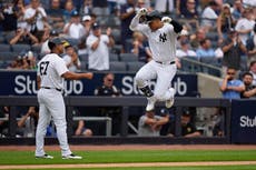 Juan Soto batea 2 de los 5 jonrones de los Yankees en paliza 9-1 sobre Rays