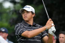 Hijo de Tiger Woods registra un 12 sobre 82 en el US Junior Amateur en Oakland Hills