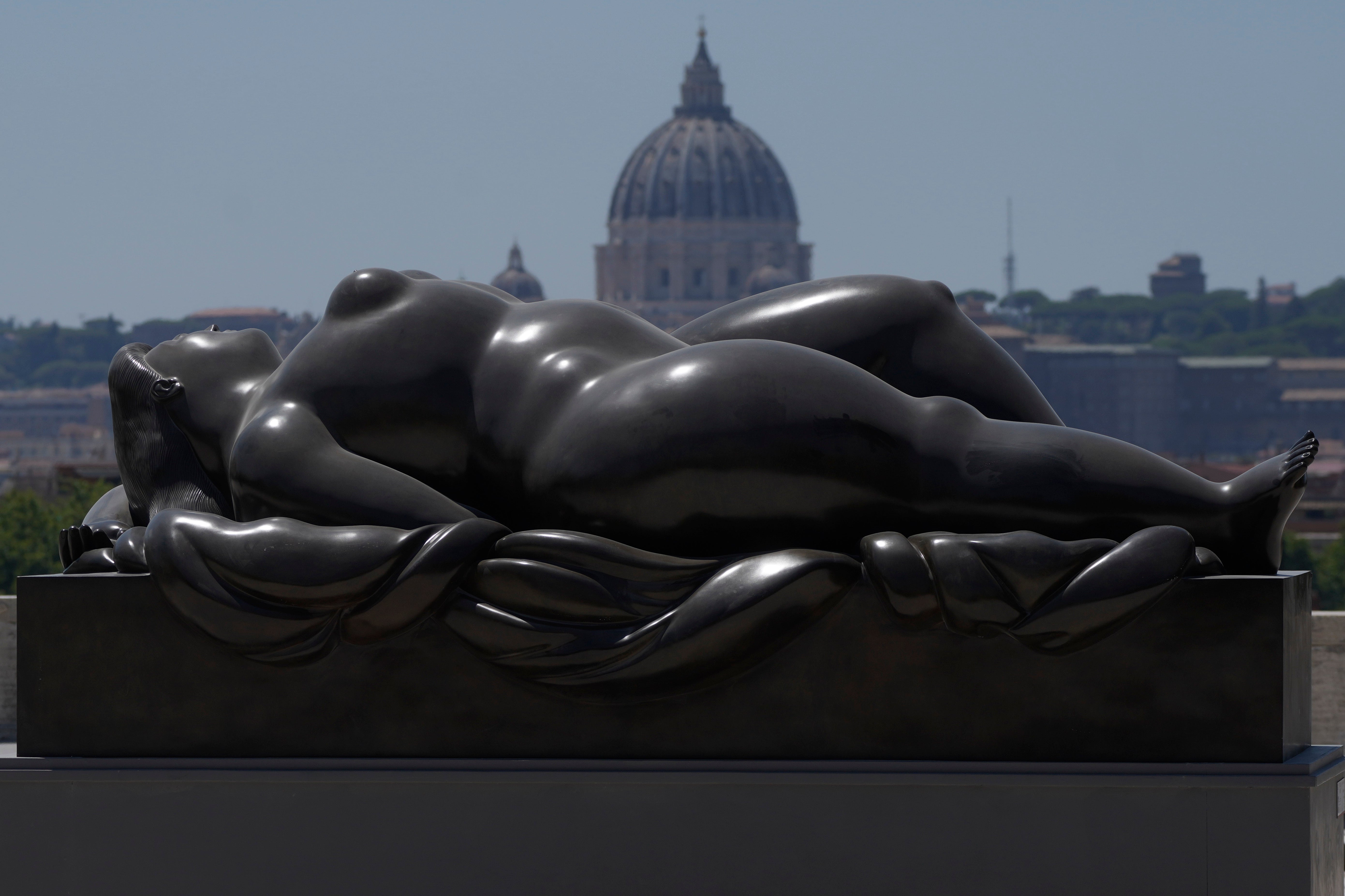 Exposición de Botero en Roma, Italia