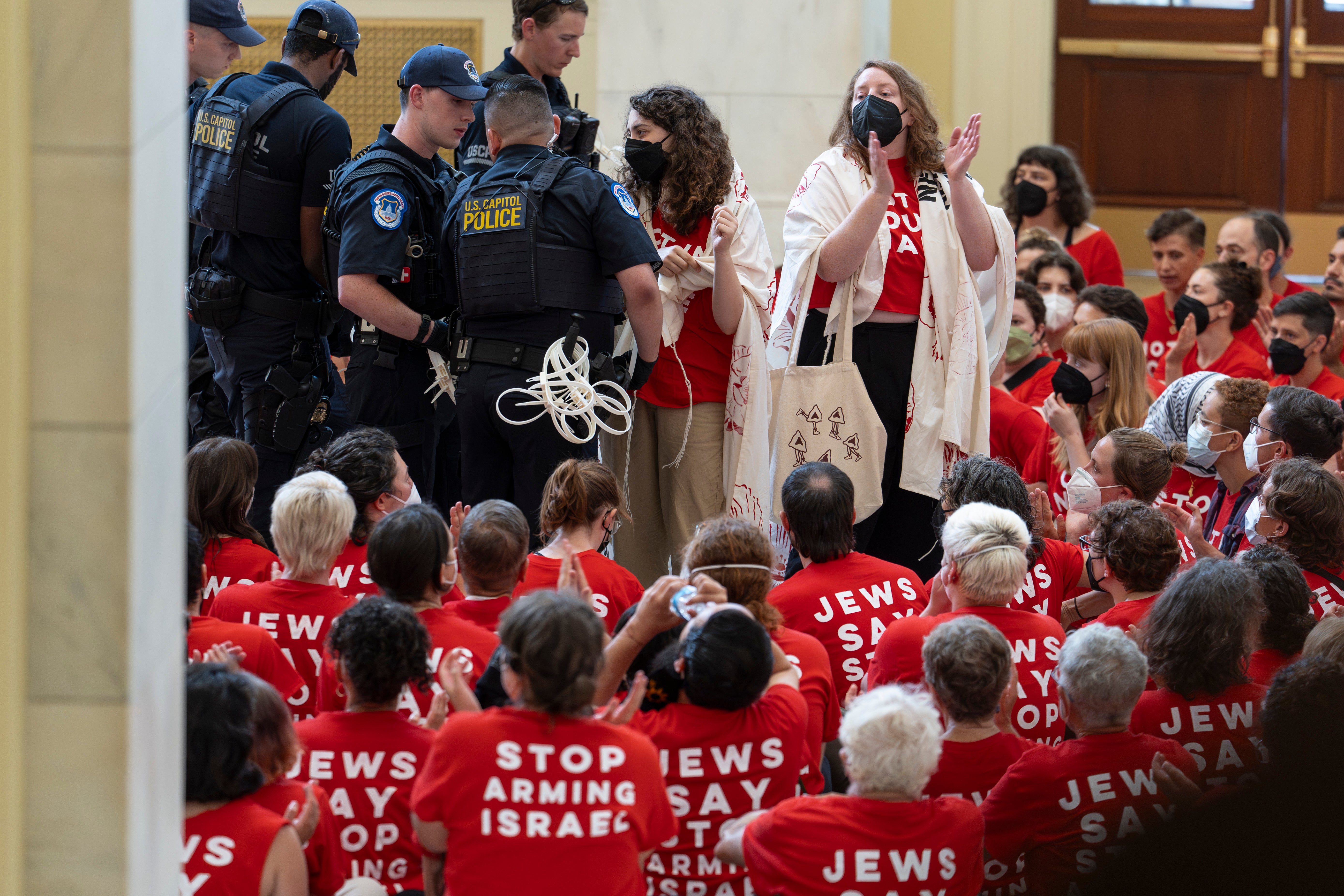 EEUU-NETANYAHU-PROTESTAS