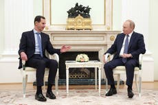 Putin recibe a Assad en Rusia mientras crecen las tensiones en Oriente Medio