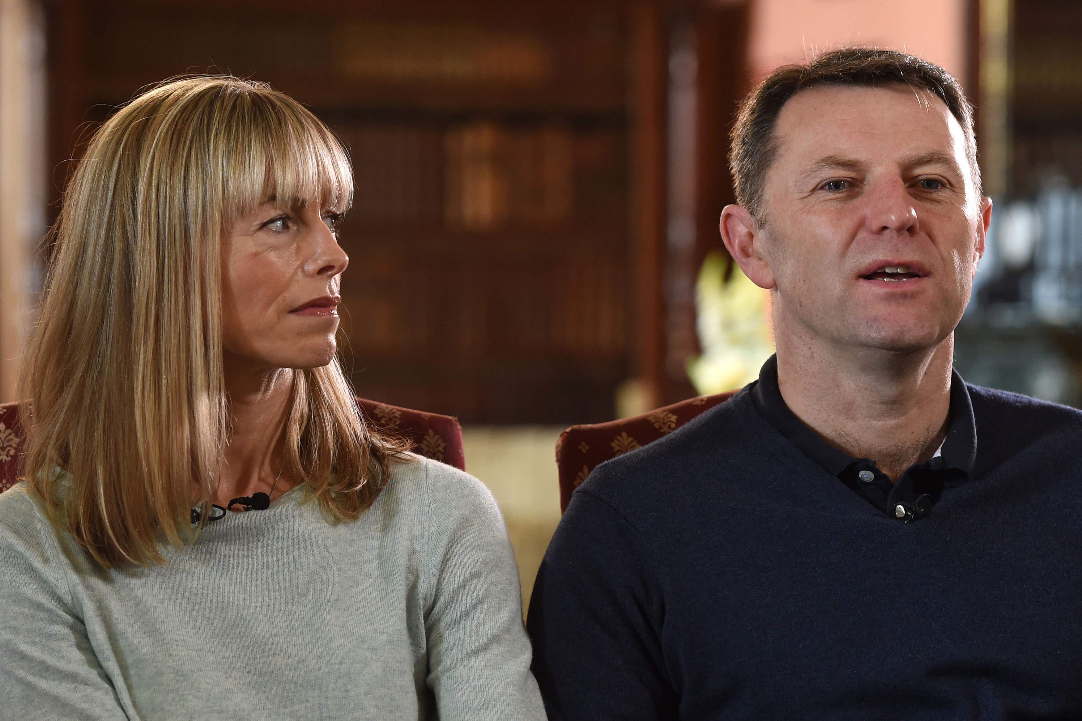 Kate and Gerry McCann, los padres de Madeleine McCann, que desapareció en Portugal en mayo de 2007