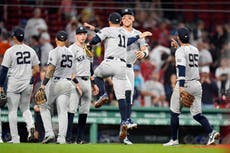 Carlos Rodón lanza por Yankees para vencer 8-2 a Medias Rojas en debut de Chisholm Jr.