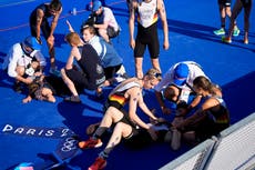 Olympic triathlon mixed relay goes ahead with swims in the Seine amid water quality concerns