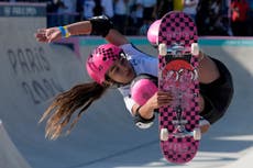 La australiana Arisa Trew gana el oro en park skateboarding femenino en París