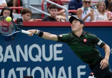 Nishikori consigue su primera victoria en un Masters en 3 años al superar a Michelsen en Montreal