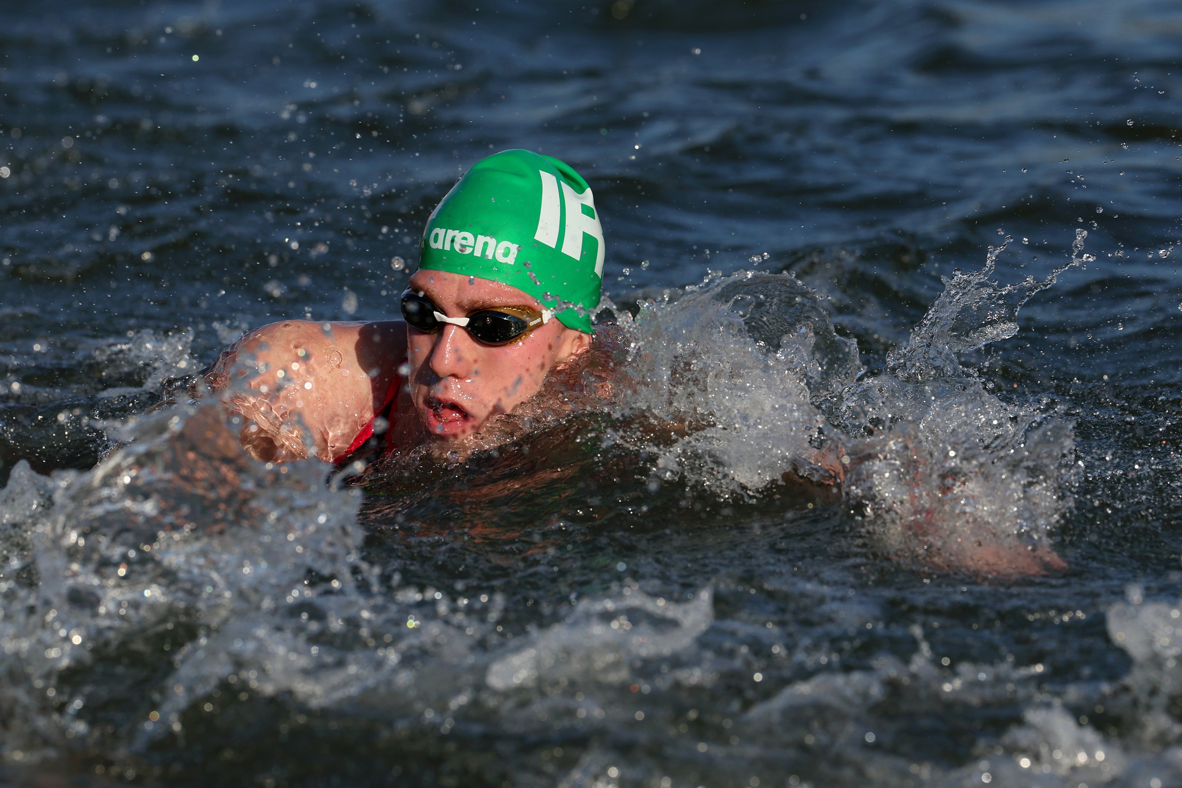 Daniel Wiffen terminó en el 18. o lugar en la final masculina de 10 km en aguas abiertas