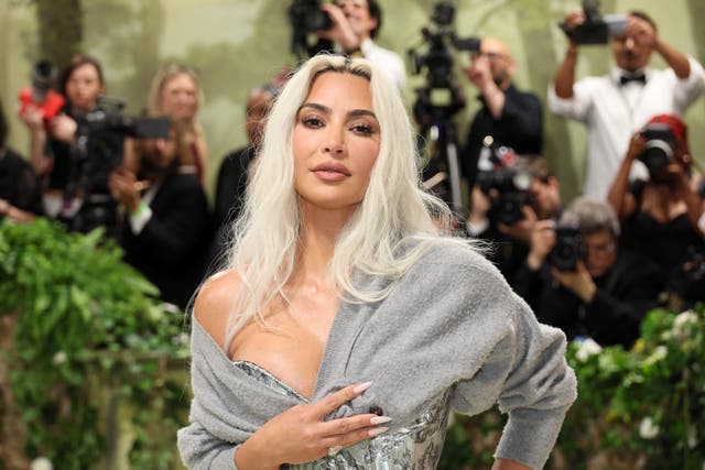 <p>Kim Kardashian en la Met Gala 2024</p>