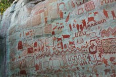 Descubren nuevo yacimiento de arte rupestre en la Amazonia colombiana