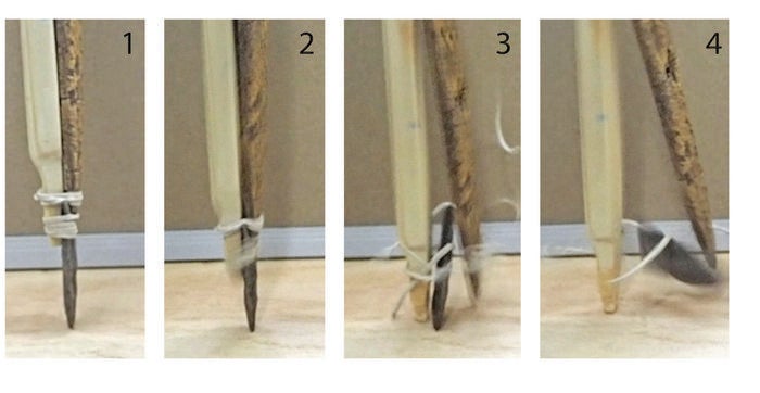 Las pruebas sugieren que el proyectil se abría tras atravesar la carne del animal y funcionaba como una bala moderna de punta hueca