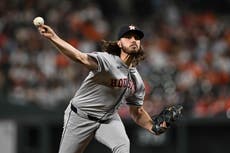 Astros amplían ventaja en la cima divisional con triunfo de 6-0 sobre Orioles