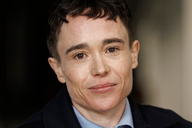 <p>Elliot Page asiste a un acto en el BFI Southbank de Londres, Reino Unido, en marzo de 2024</p>