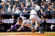 Cave impulsa 3 y Rockies vencen 9-2 a Yankees poniendo fin a racha jonronera de Judge