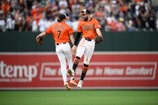 Doble de Jackson Holliday con las bases llenas lleva a Orioles a victoria 3-2 sobre Astros