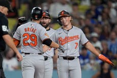 O’Hearn y Urías pegan vuelacercas y guían a Orioles a triunfo 3-2 sobre Dodgers