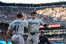 Conine logra su 1er jonrón y Marlins superan 4-3 a Gigantes