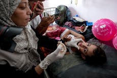 Comienza campaña de vacunación a gran escala contra la polio en la Franja de Gaza