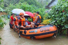 Tormenta provoca inundaciones en regiones del norte de Filipinas