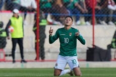 Bolivia respira al golear 4-0 a Venezuela en un estadio más alto