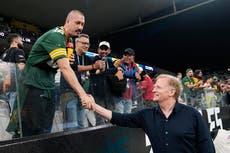 Goodell dice en Brasil que le gustaría que la NFL realizara 16 partidos en el extranjero cada año