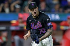 Vientos batea su 2do jonrón en la 10ma y Mets se imponen 6-4 a Rojos para compartir el comodín