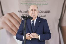 Presidente argelino Abdelmadjid Tebboune es reelegido por abrumadora mayoría