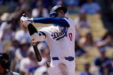 Ohtani con su 46to jonrón iguala marca personal; Dodgers superan el calor y vencen 4-0 a Guardianes