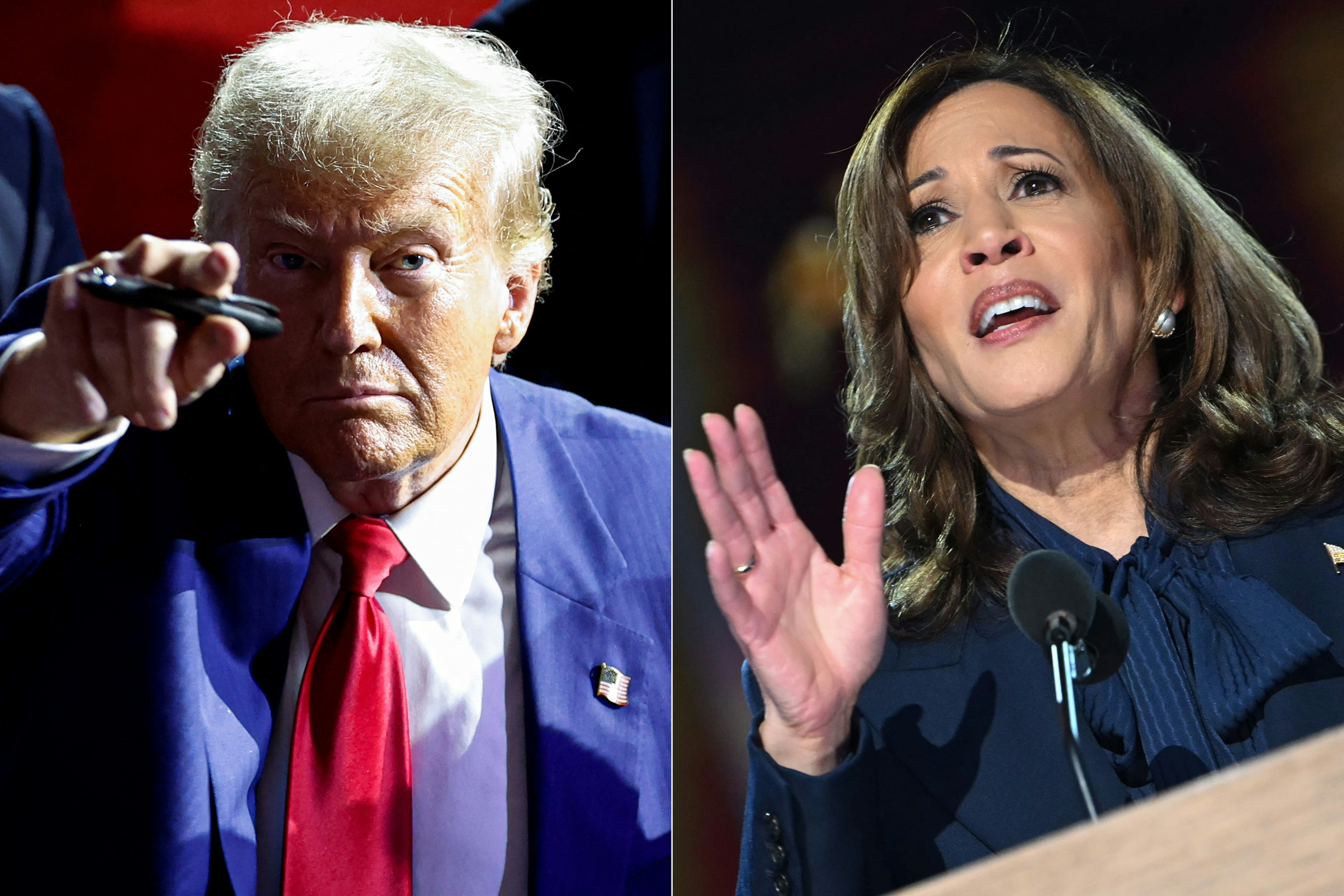 Trump y Harris se enfrentarán esta noche por primera y posiblemente única vez