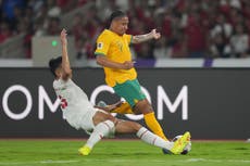 Australia empata con Indonesia en eliminatorias mundialistas y China pierde ante Arabia Saudita