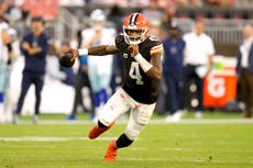 NFL investiga demanda contra QB de Browns, Deshaun Watson, acusado de agresión sexual