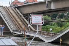 Derrumbe de parte de un puente en Alemania causa cortes de tráfico
