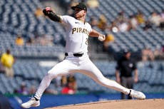 Bailey Falter lleva juego sin hits hasta el 7mo, Piratas vencen 3-1 a Marlins