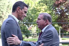 Pedro Sánchez recibe al exiliado opositor Edmundo González mientras crece la tensión con Venezuela