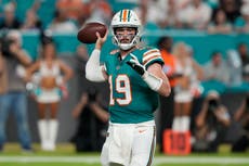 Dolphins buscarán otro quarterback mientras Tagovailoa se recupera. Thompson será titular