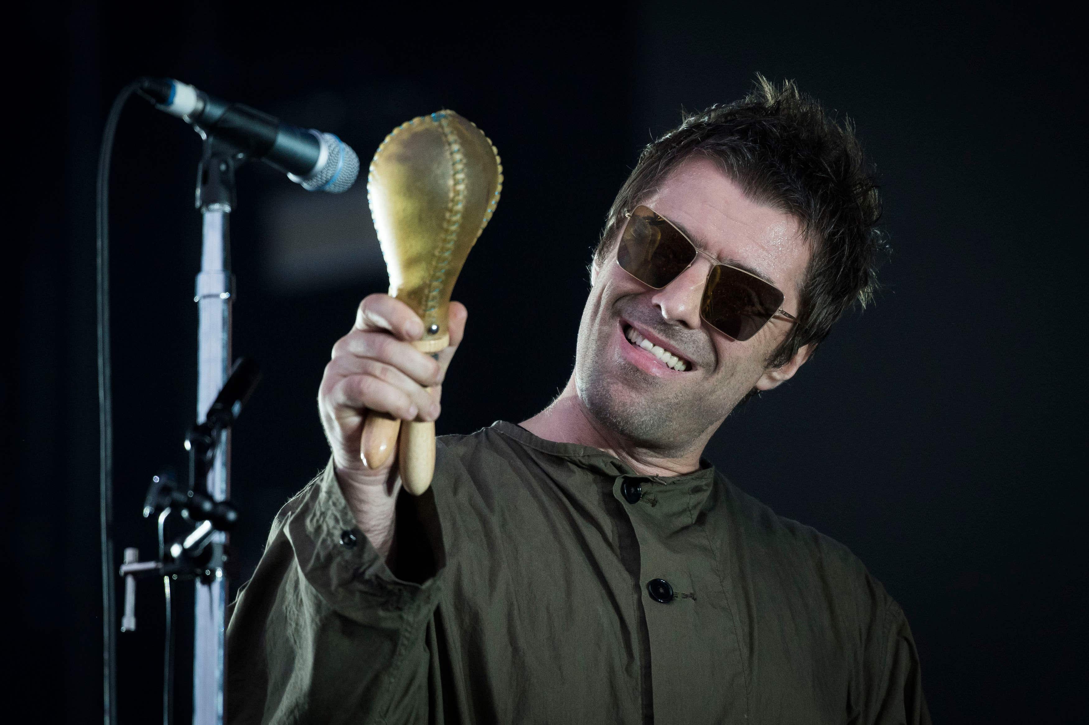 Liam Gallagher, en la foto, que reformó Oasis con su hermano Noel Gallagher para los conciertos de Oasis en 2025 (David Jensen/PA)