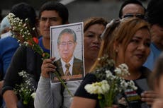 Mandataria de Perú despide con máximos honores a fallecido expresidente Alberto Fujimori