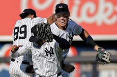 Judge eleva a 53 su cifra líder en jonrones; Yankees estiran liderato al vencer 5-2 a Medias Rojas