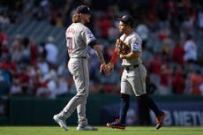 Blanco lanza 6 entradas en blanco, Heyward pega jonrón y Astros vencen 6-4 para barrer a Angelinos