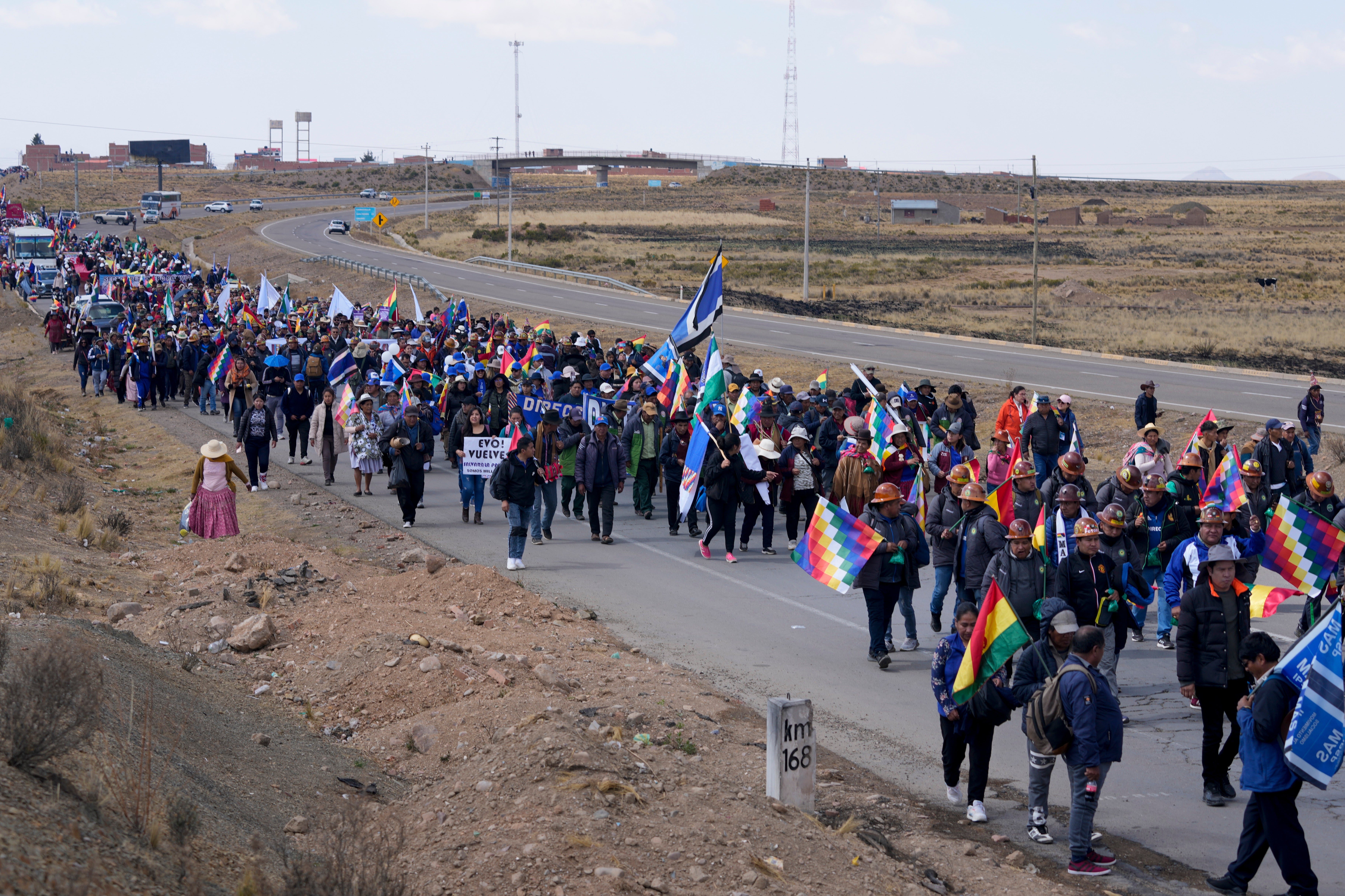 BOLIVIA-MORALES MARCHA