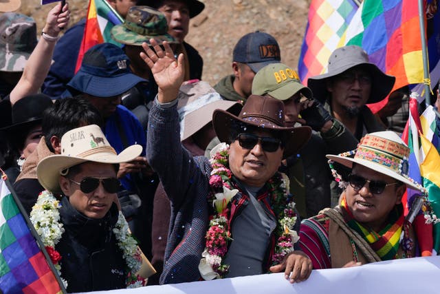 BOLIVIA-MORALES MARCHA