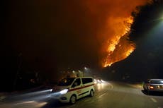 5.000 bomberos buscan contener incendios en Portugal