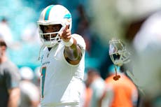 Dolphins colocan a Tua Tagovailoa reserva de lesionados tras reciente conmoción