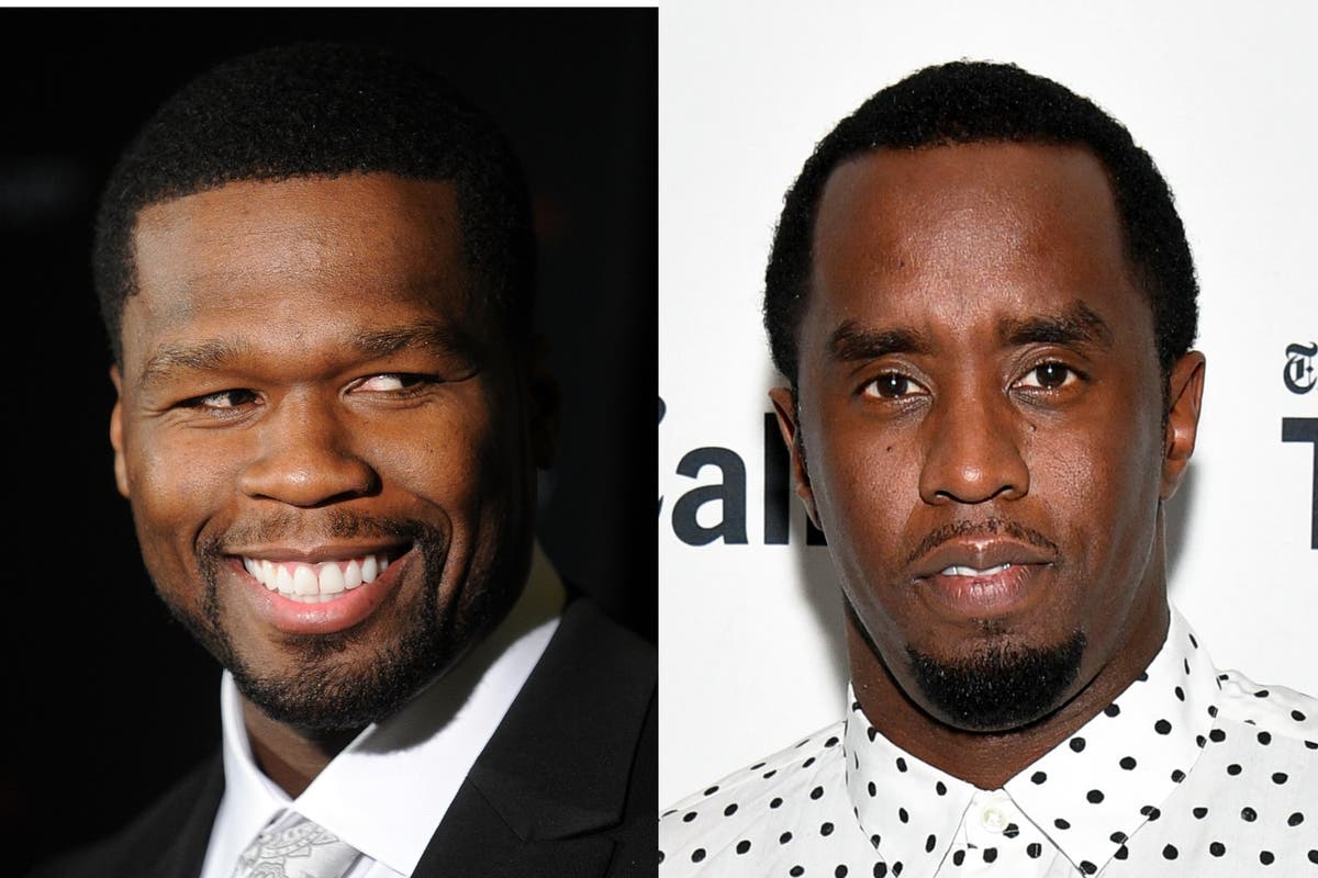 50 Cent mocks Puff Daddy after 1,000 bottles of baby oil and lube seized amid 'freak offs' scandal | Independent