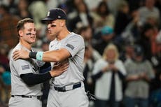 Yankees se embolsan pasaje de playoffs con triunfo 2-1 sobre Marineros en 10 entradas