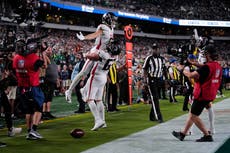 NFL penaliza por conducta antideportiva a London por celebración tras touchdown de Falcons