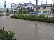 Fuertes lluvias azotan zona centro-norte de Japón que aún se recupera de sismo mortal