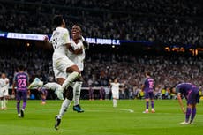 Real Madrid golea 4-1 al Espanyol con una gran exhibición de Vinícius Júnior