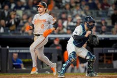 Los Orioles vencen 9-7 a los Yankees, pese al jonrón de Aaron Judge